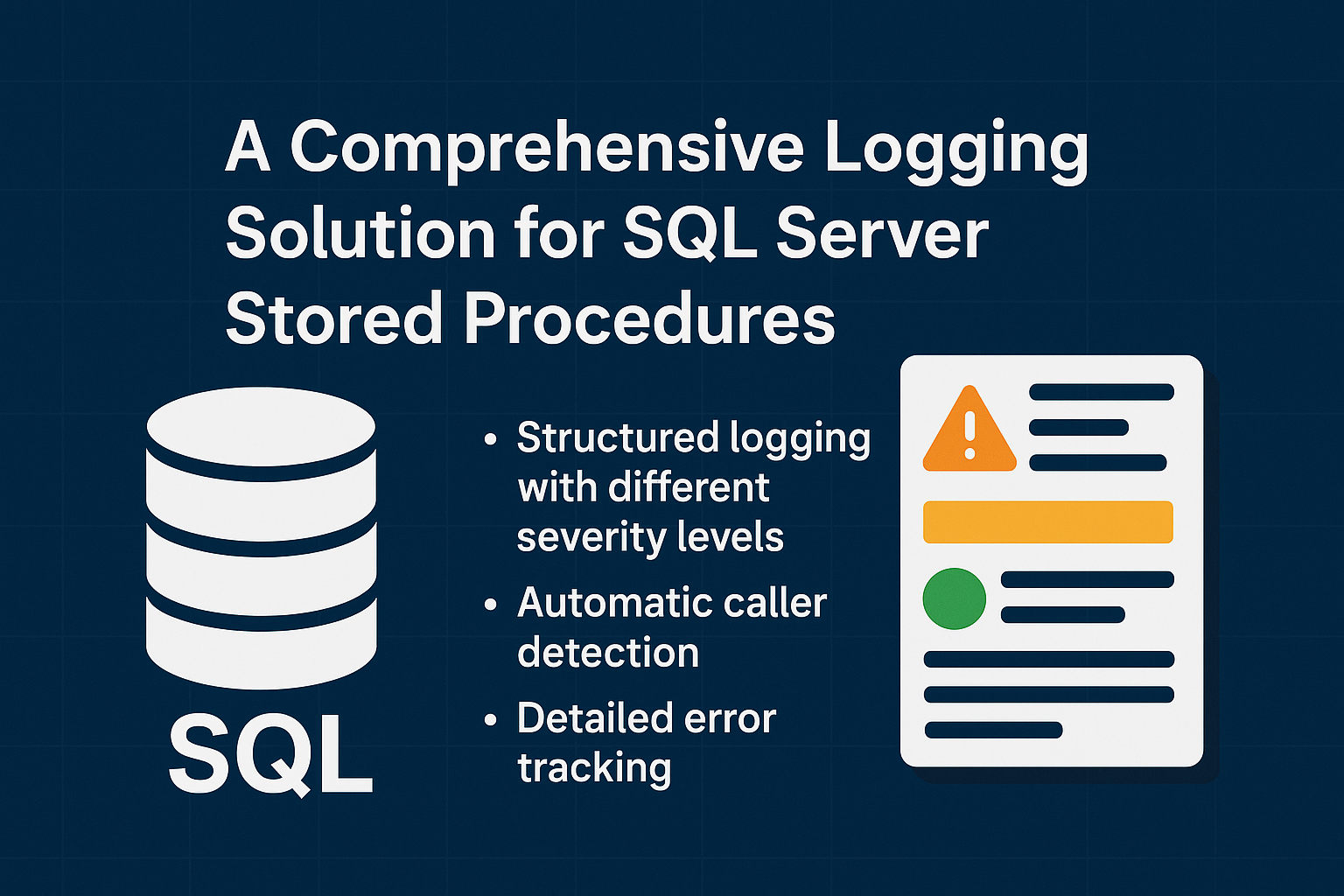 Ein Logging "Framework" für MSSQL